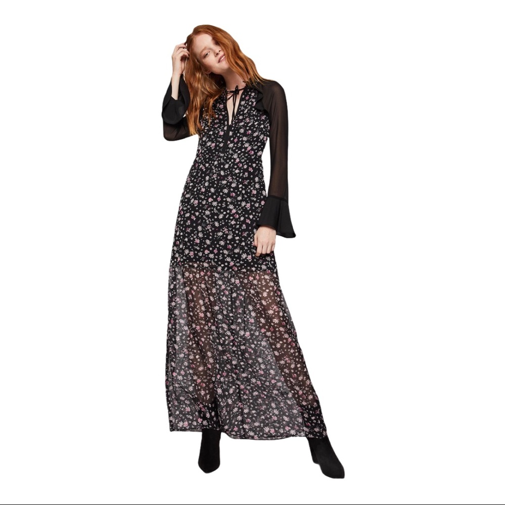 BCBGeneration FLORAL MÁXIMO DRESS